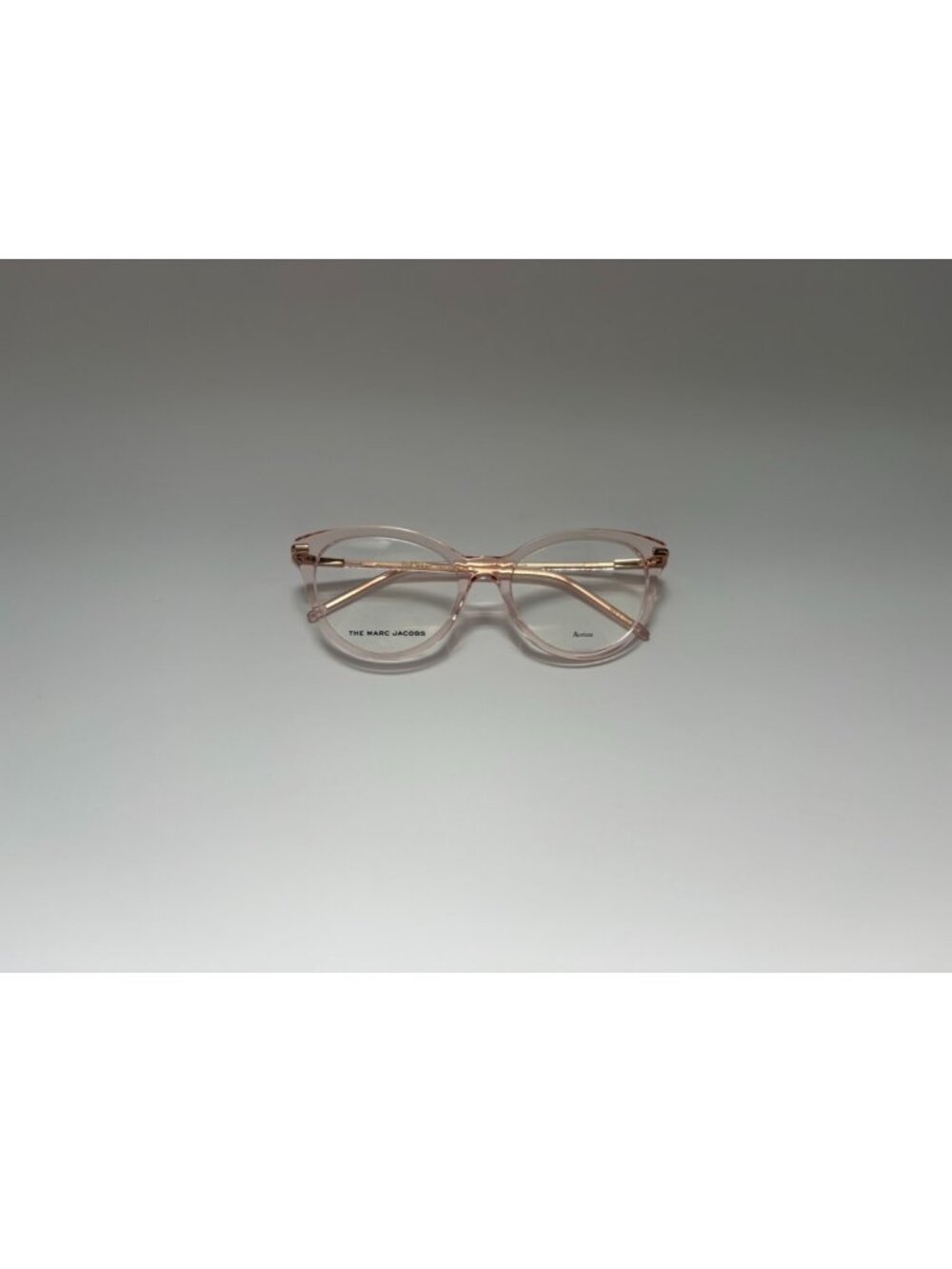 Marc Jacobs Pink Transparent Eyeglass Frames w/ case